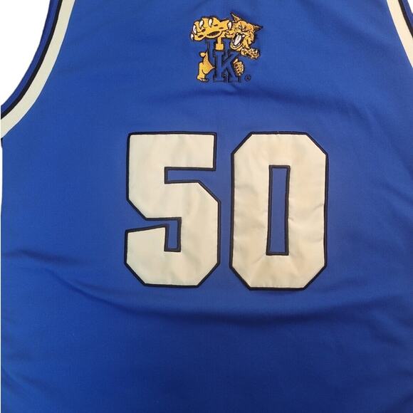 Vintage Colosseum Kentucky Wildcats Jersey XL Blue NCAA Basketball EUC - Picture 4 of 8